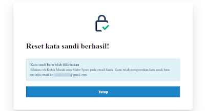Sukses Reset Password