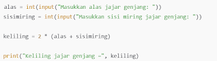 Menghitung Keliling Jajar Genjang Python Menghitung Keliling Jajar Genjang Python